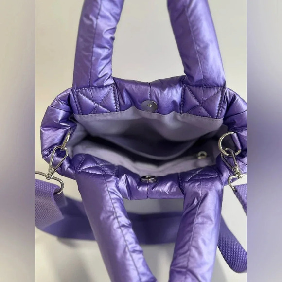 Millie Quilted Puffy Mini Tote Bag EUC - Picture 6 of 10